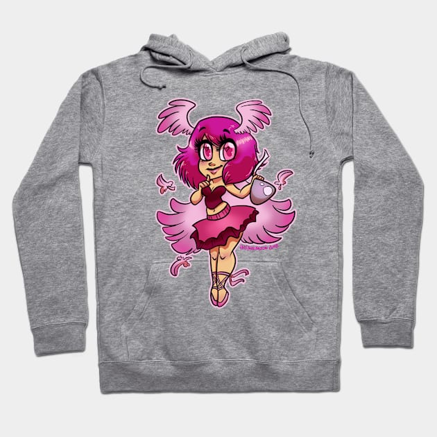 Valentine Angel Hoodie by hrfarrington